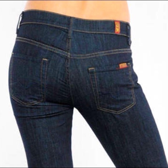 7 FOR ALL MANKIND Bootcut Jeans NWT Sz 27 Rinse - Picture 3 of 7